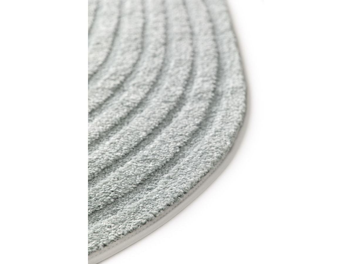 Tapis poils courts BRIAC motif géométrique - Bleu