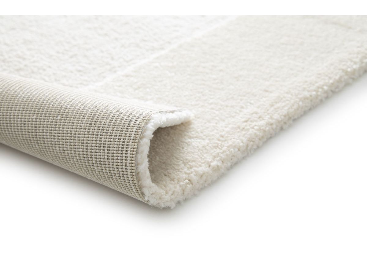 Tapis poils courts CLOTAIRE motif abstrait - Beige