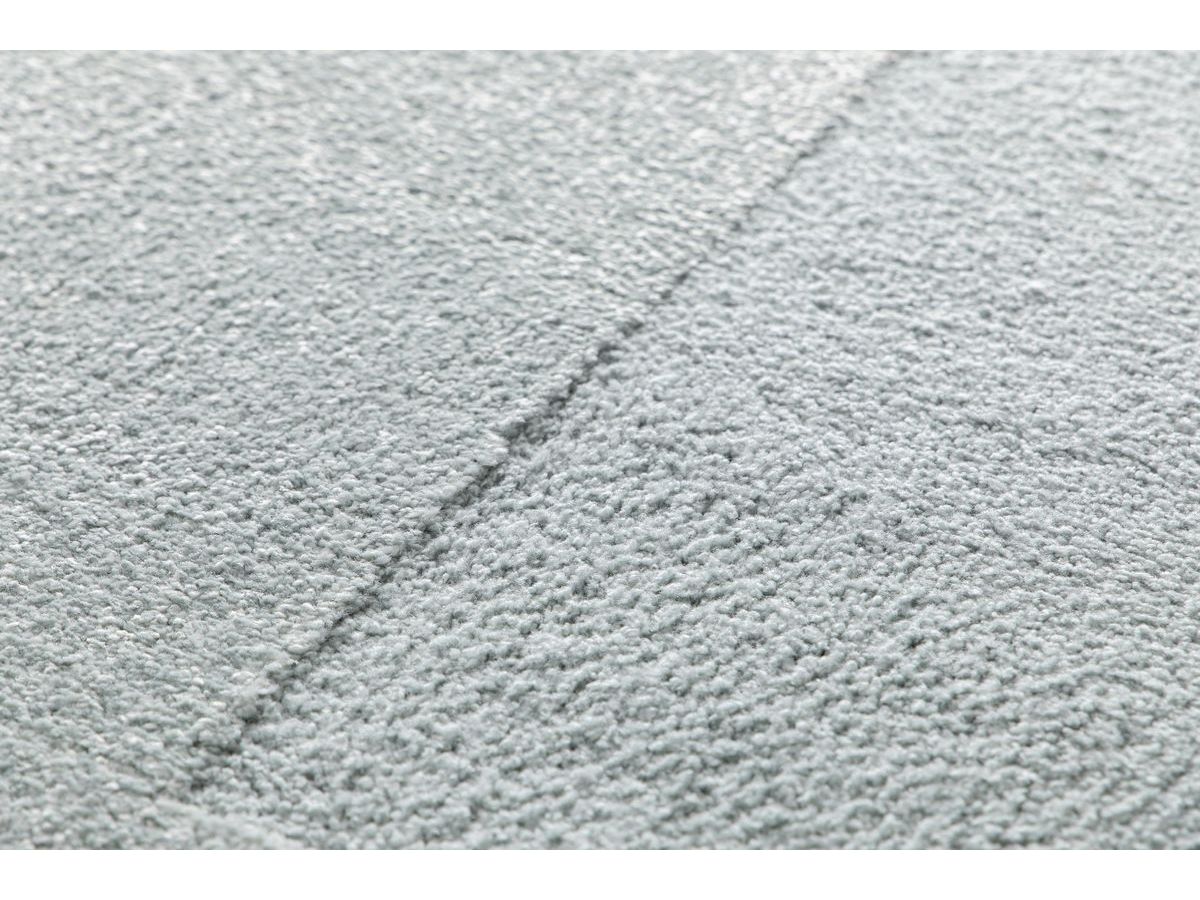 Tapis poils courts ELIOR motif abstrait - Bleu