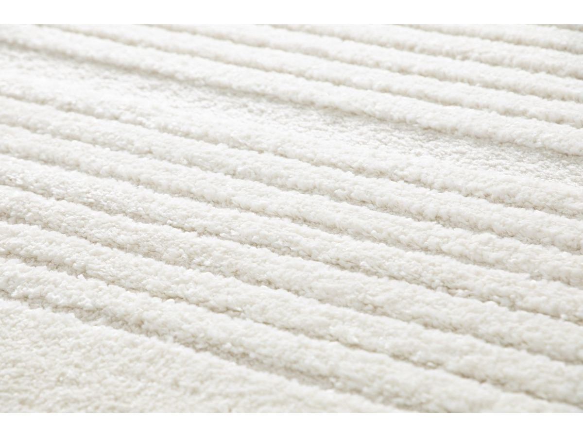 Tapis poils courts IAGO motif graphique - Beige