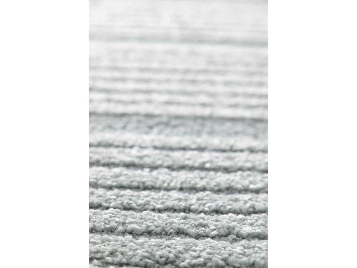 Tapis poils courts IAGO motif graphique - Bleu