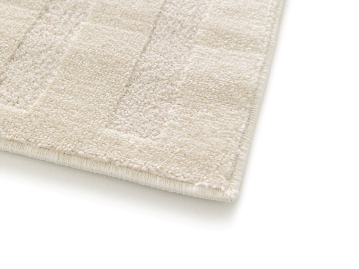 Tapis poils courts LUCAS motifs abstraits - Beige