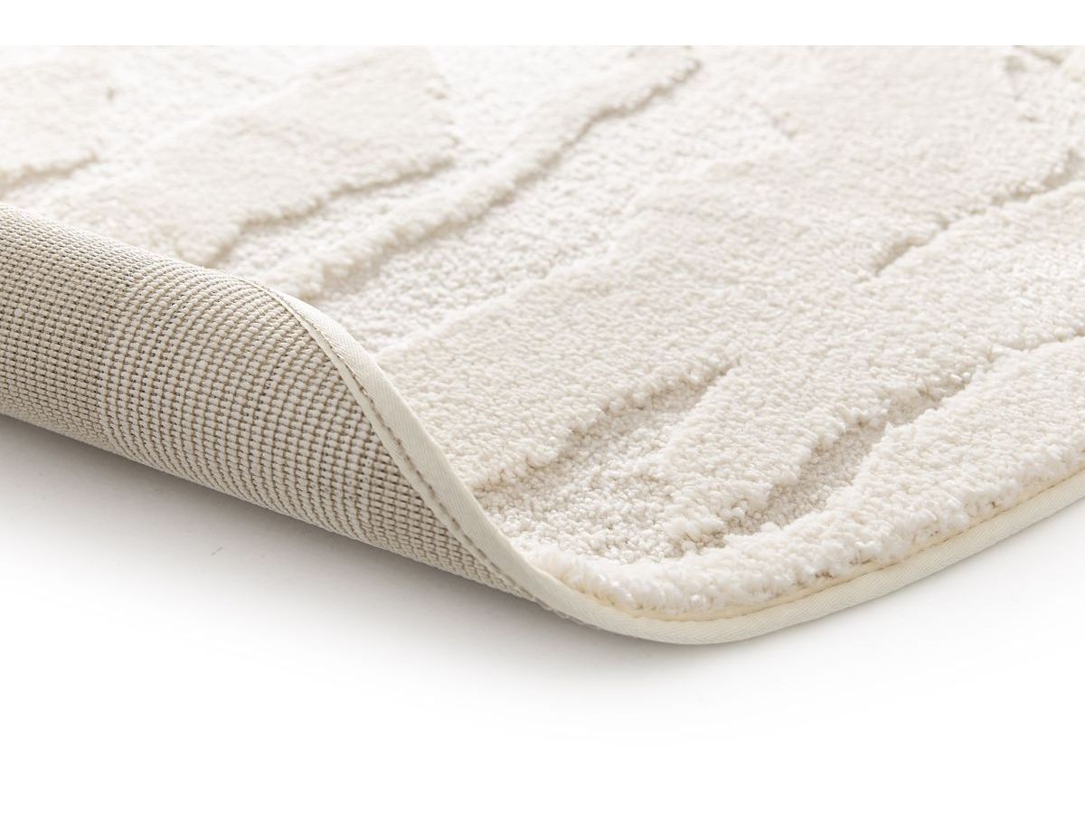 Tapis poils courts ORIAN  motif abstrait - Beige