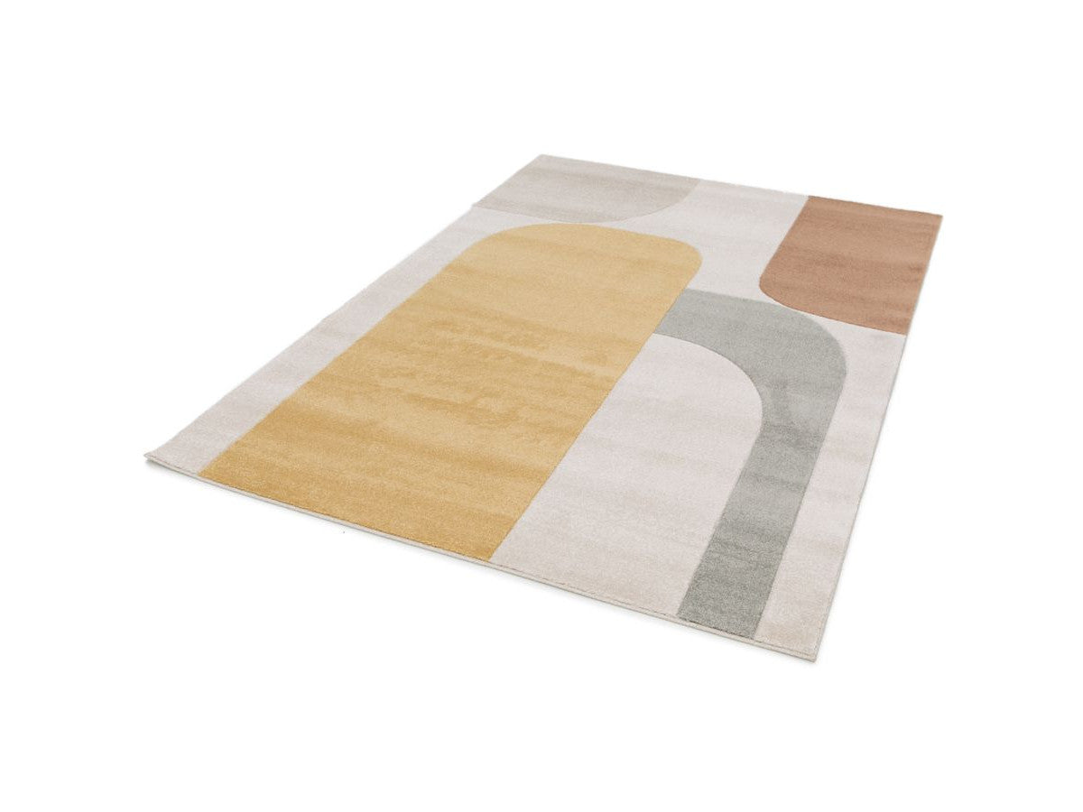 Tapis poils courts ROBIN motif abstrait