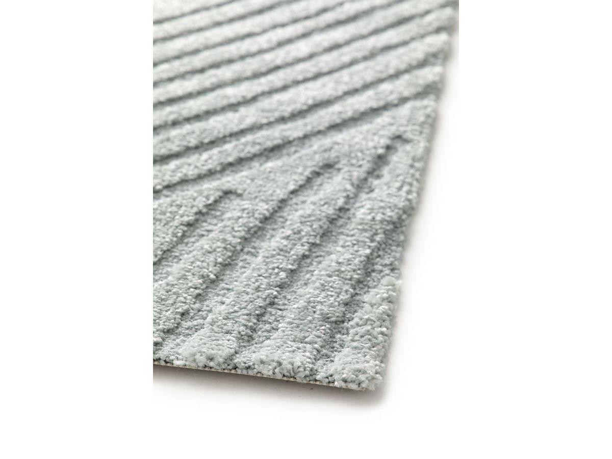 Tapis poils courts STAN motif abstrait - Bleu