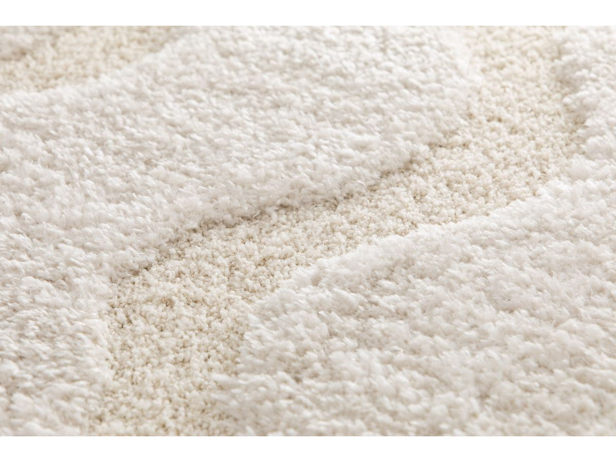 Tapis poils longs LANA motif abstrait