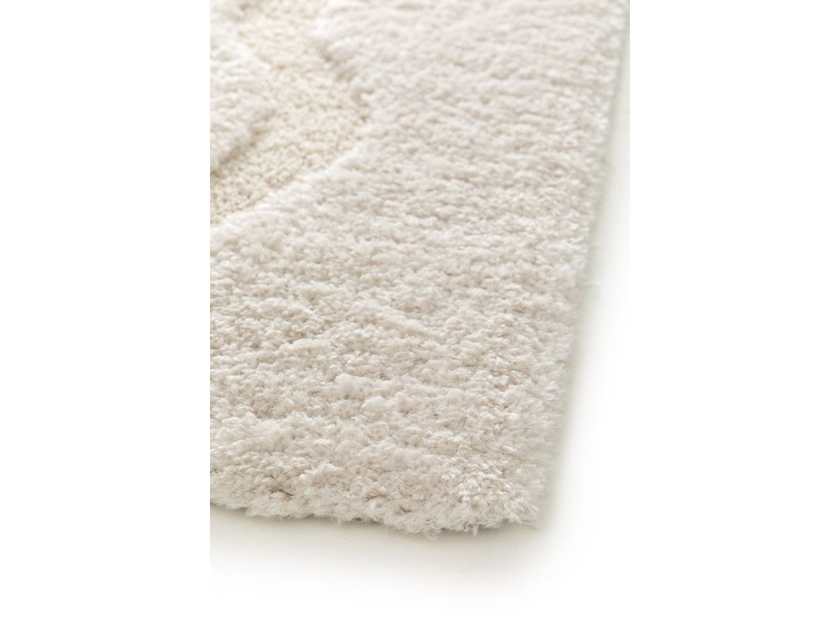 Tapis poils longs LANA motif abstrait