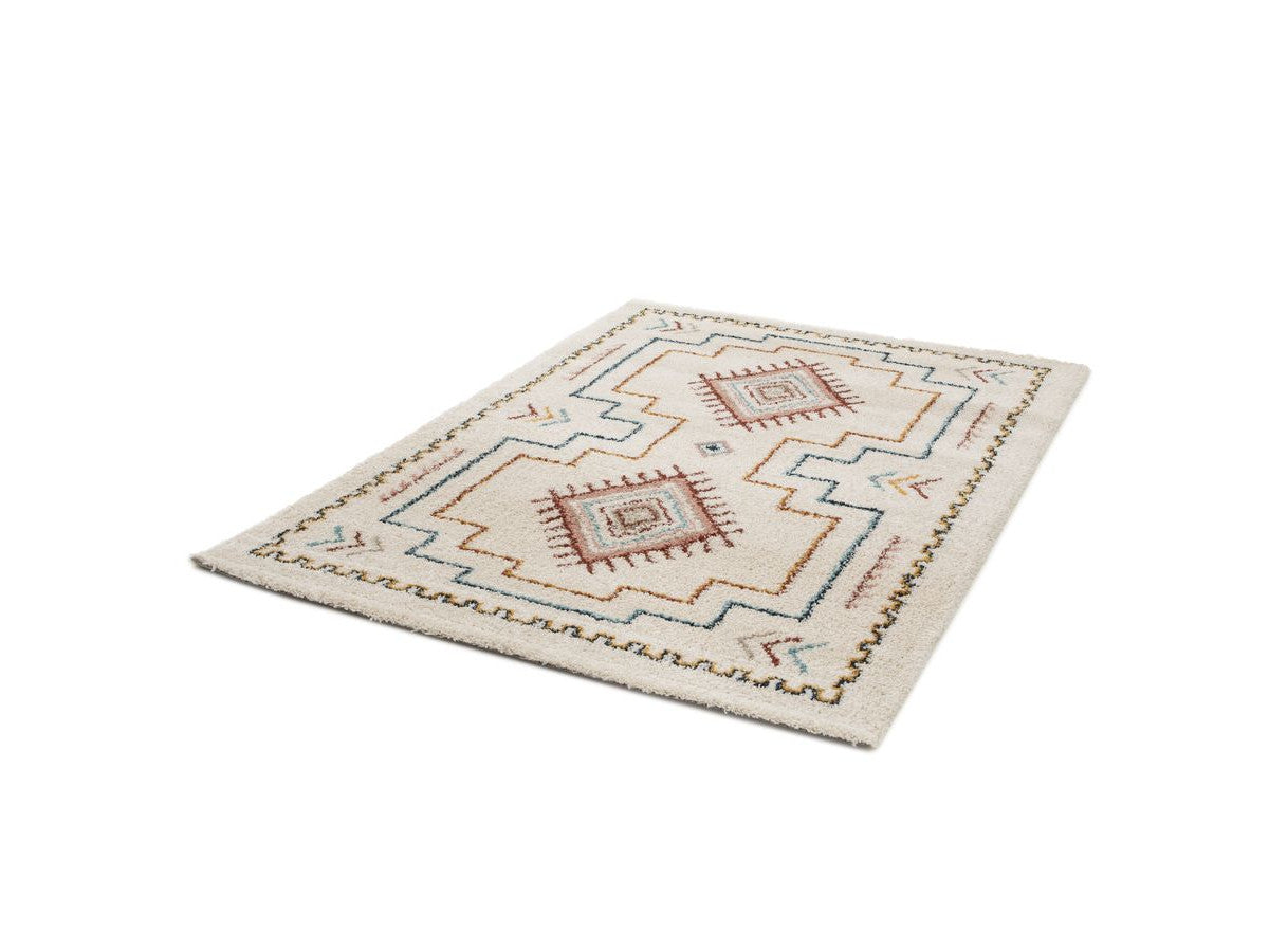 Tapis poils longs MIRA motif berbère