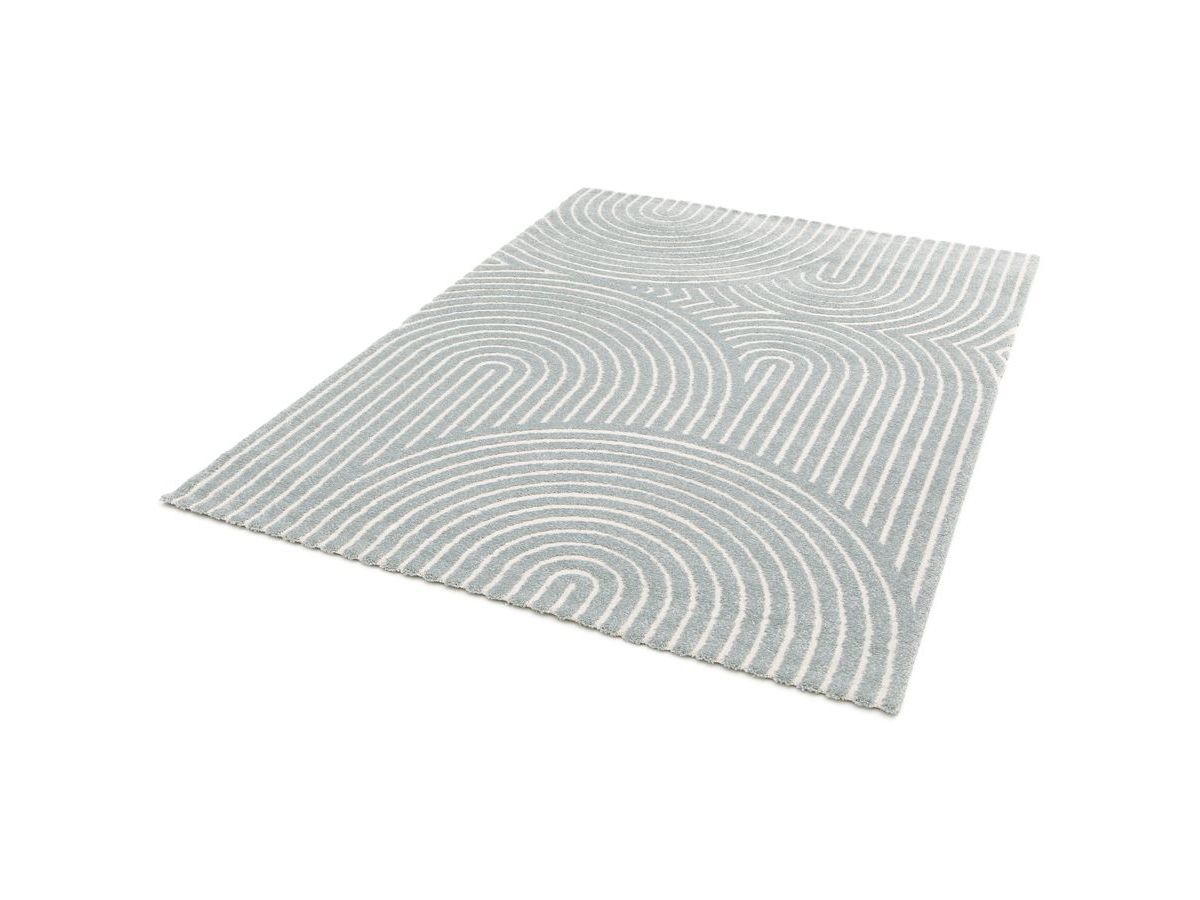 Tapis poils ras HERVE motif abstrait - Bicolore