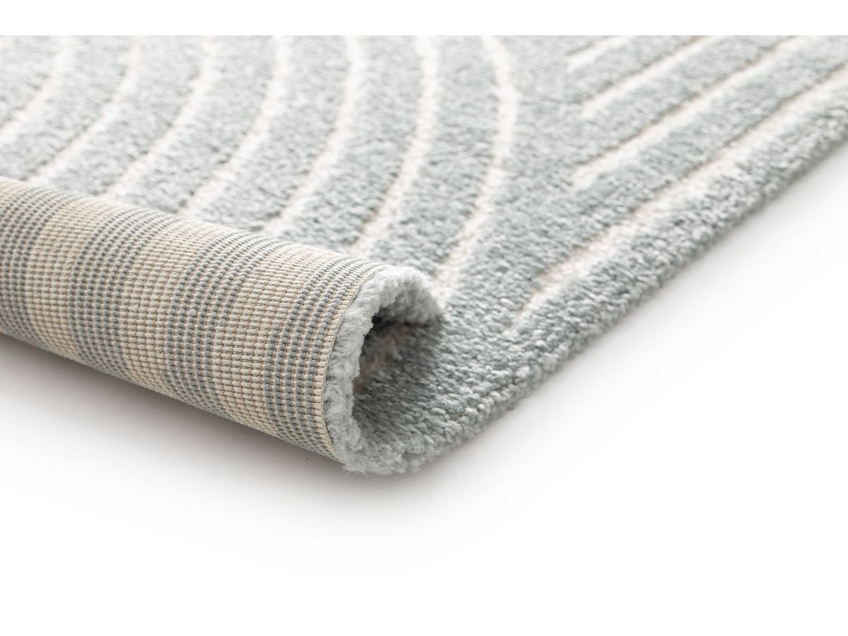 Tapis poils ras HERVE motif abstrait - Bicolore