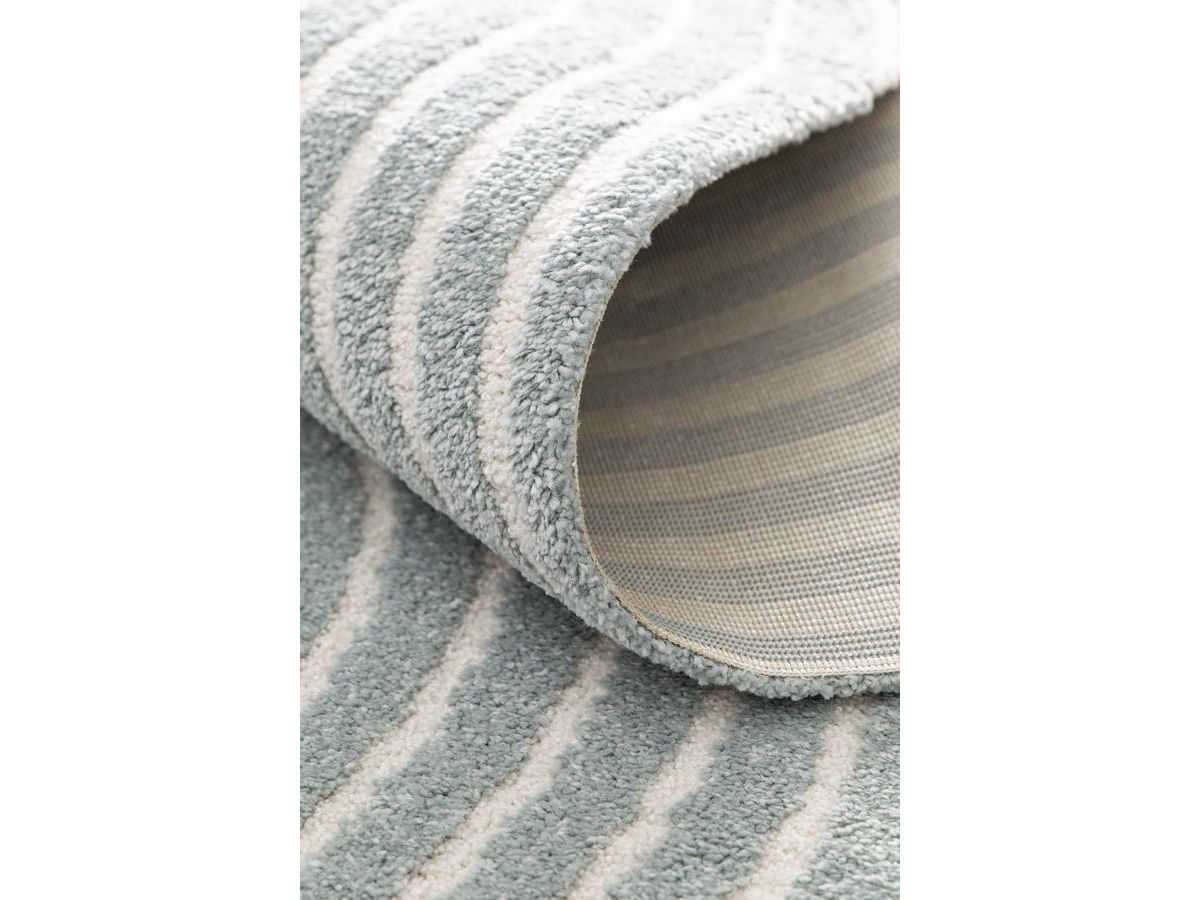Tapis poils ras HERVE motif abstrait - Bicolore