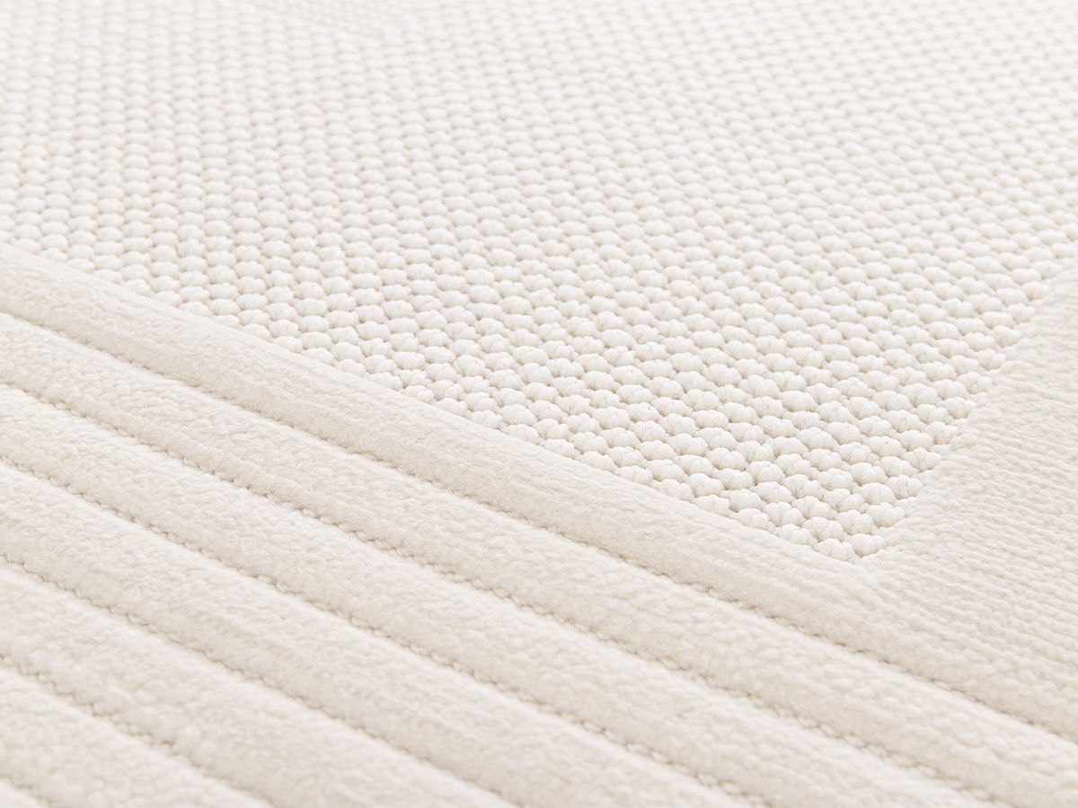 Tapis poils ras SORELLE motif géométrique - Beige