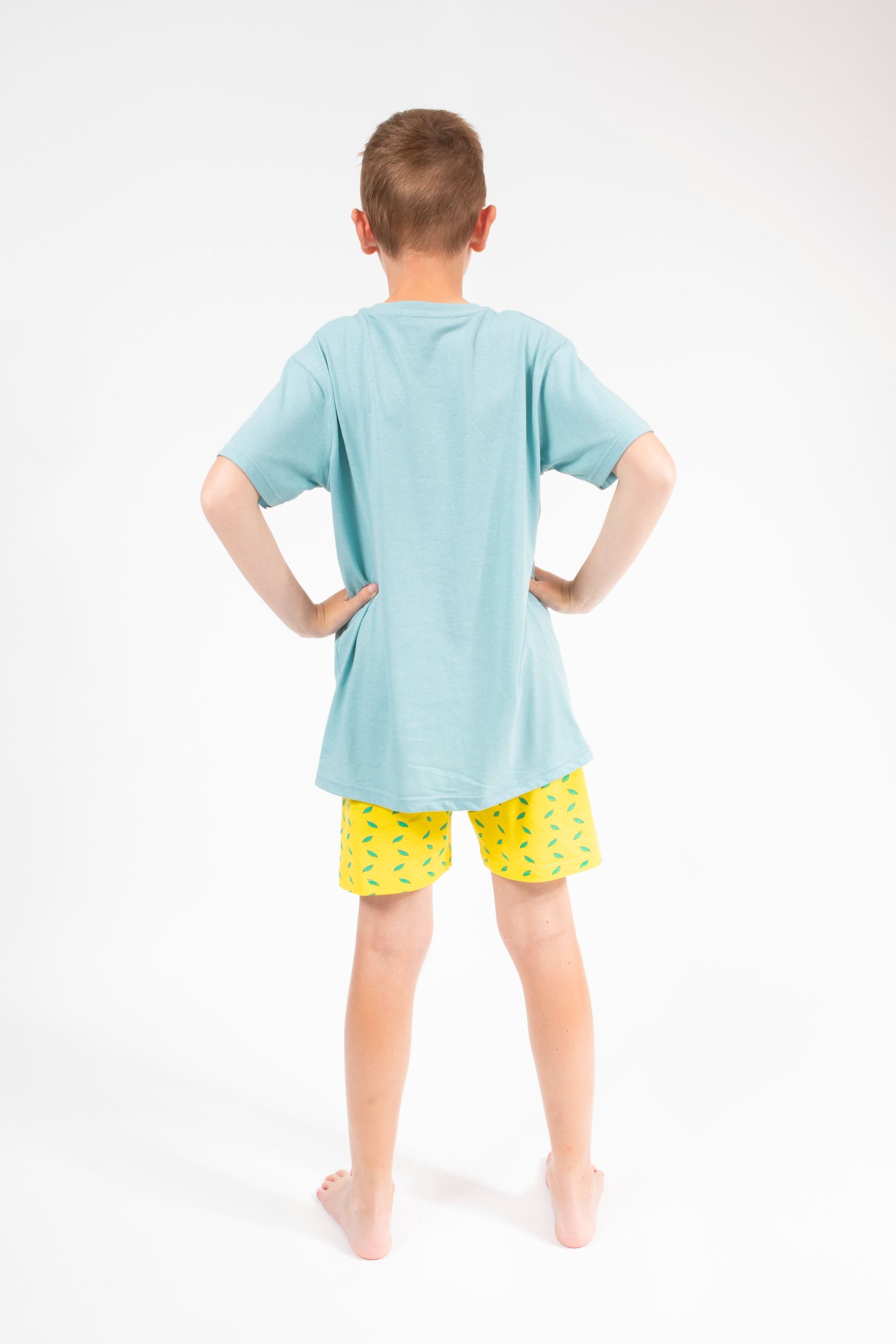 Pyjama Short Kid Vert Aquifère
