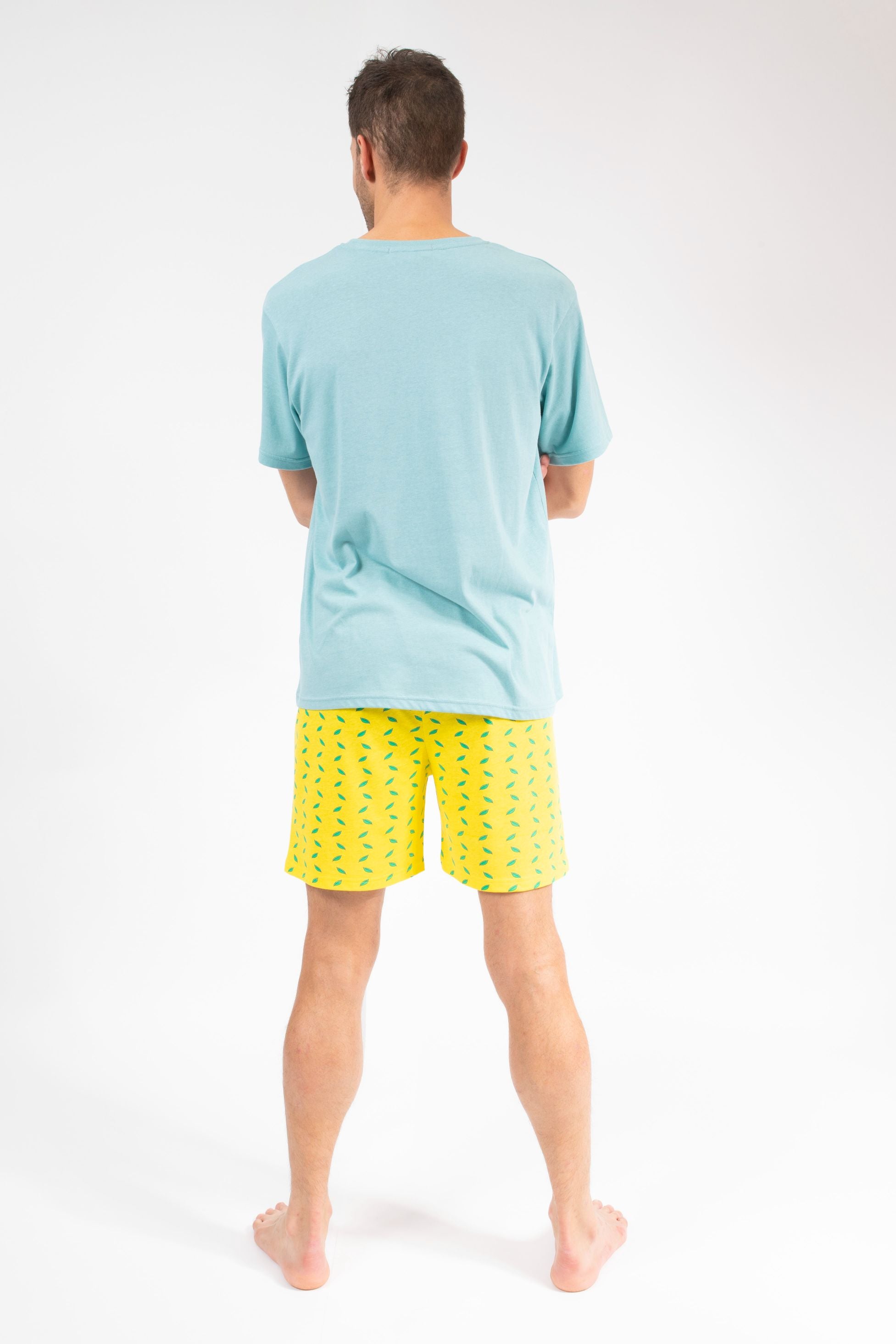 Pyjama Short Homme Vert Aquifère