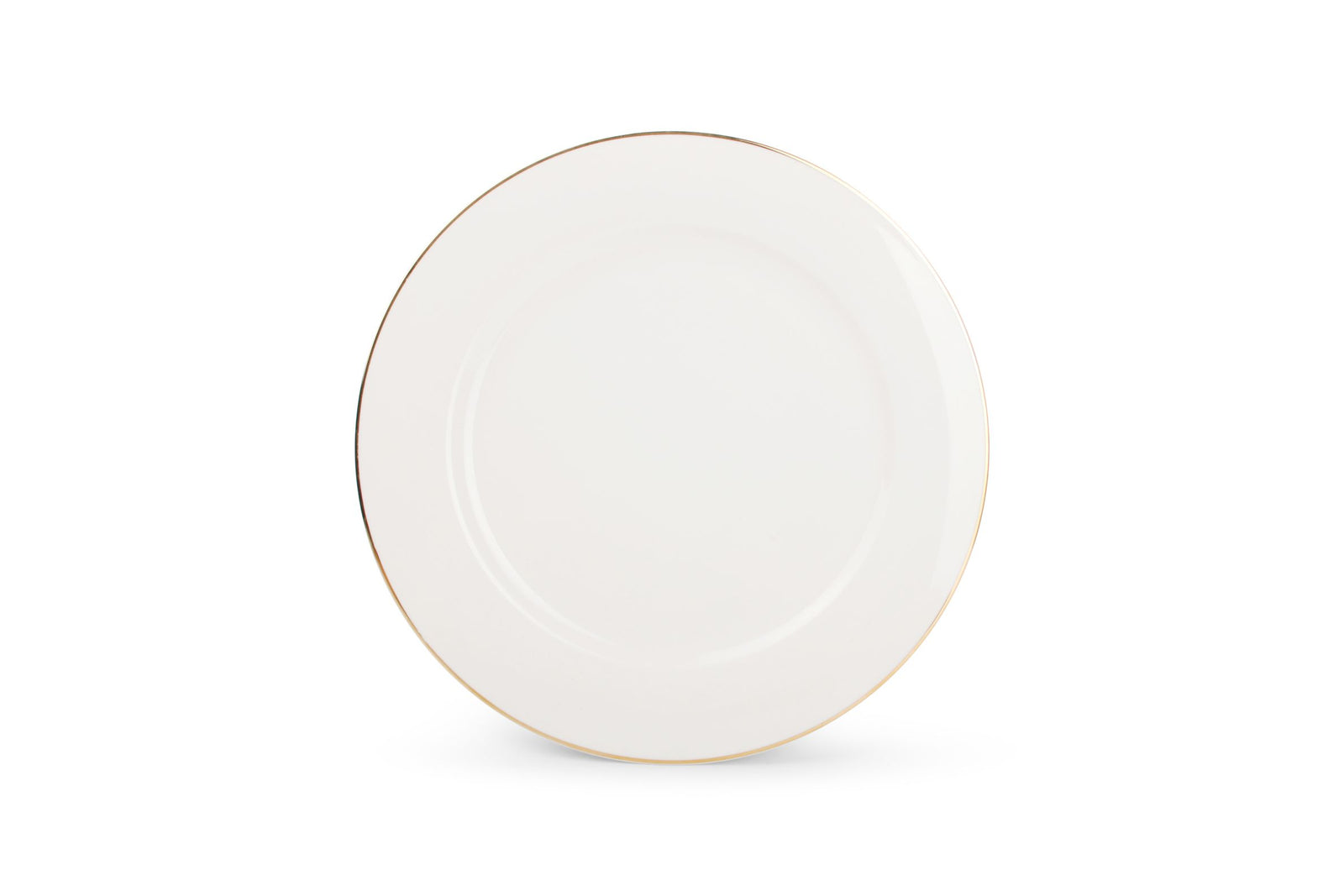 Salt & Pepper Assiette Plate 26,5cm Avec Bord Doré Era - 1 Set - 4 Pièces