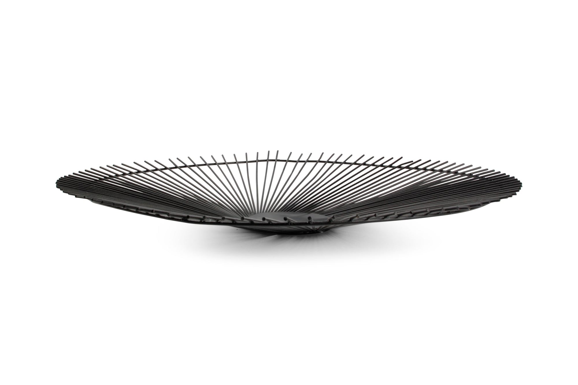 S&P - Panier métallique 53xH5cm noir Twisted Iris