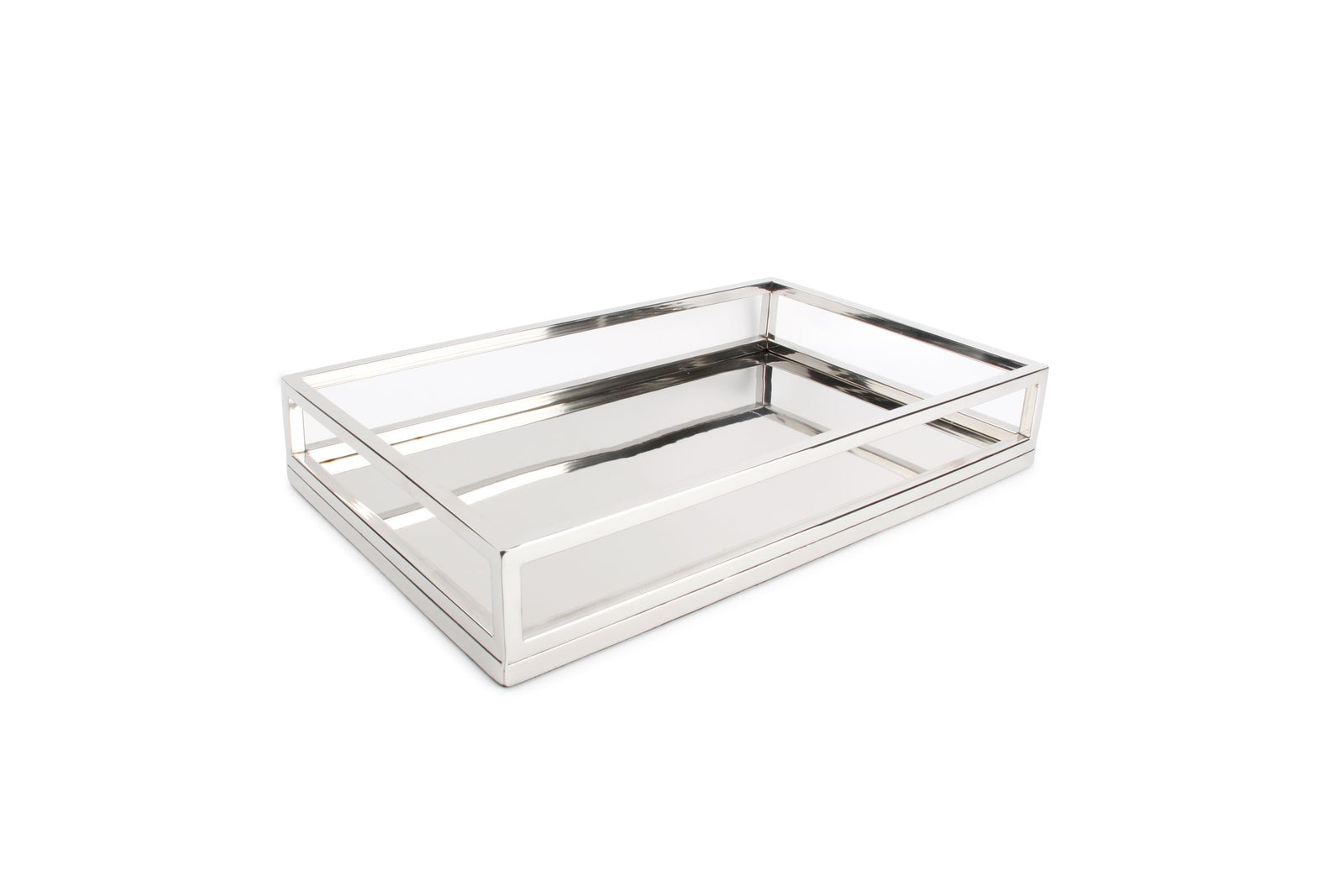 S&P - Plateau 39,5x24,5xH7cm mirroir Digna