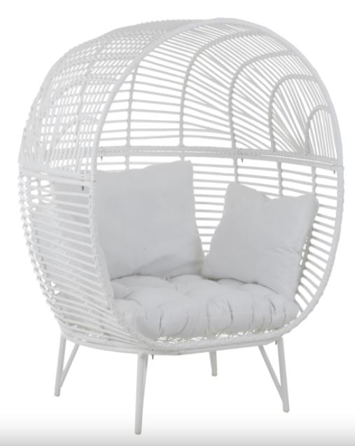 Lounge Stoel Ovale Wit