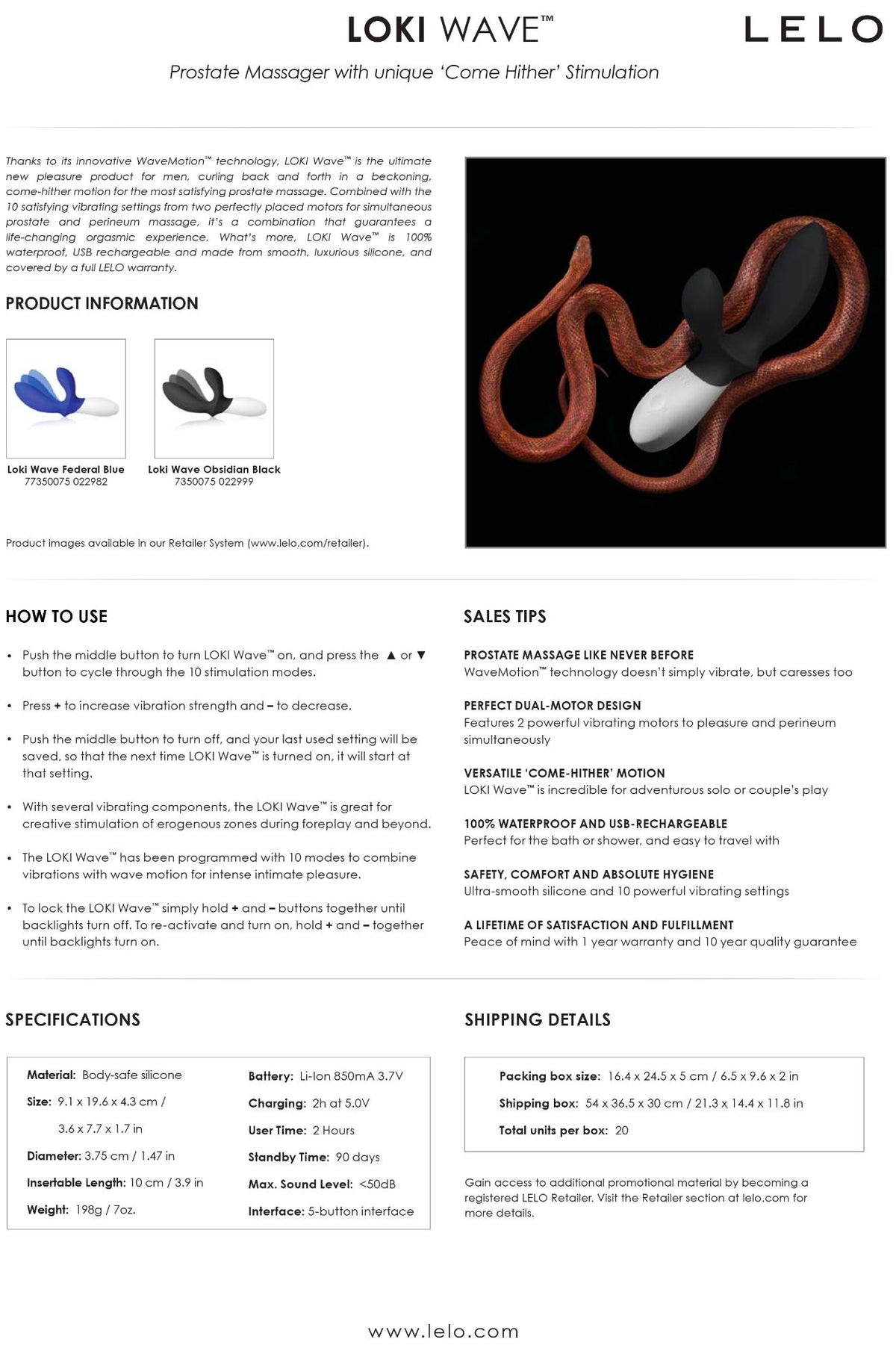 Loki Wave Federal Blue