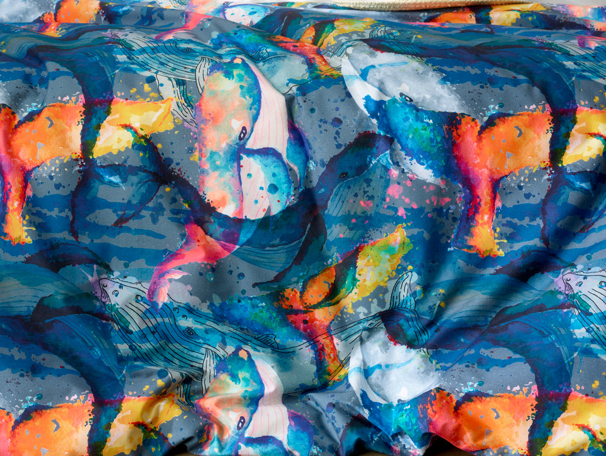 Smart Collection - Whales Deep Blue
