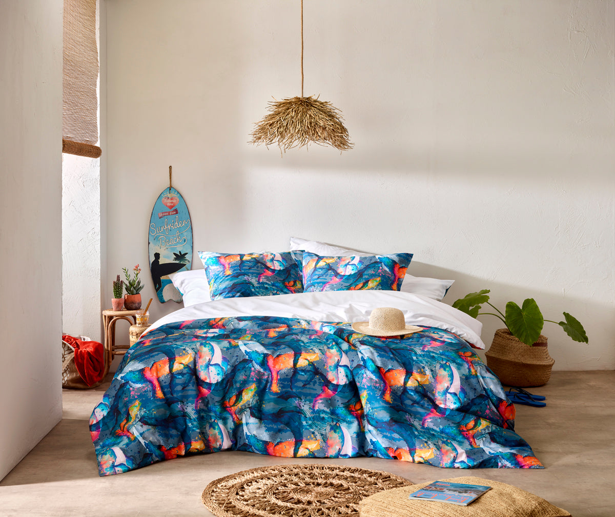 Smart Collection - Whales Deep Blue