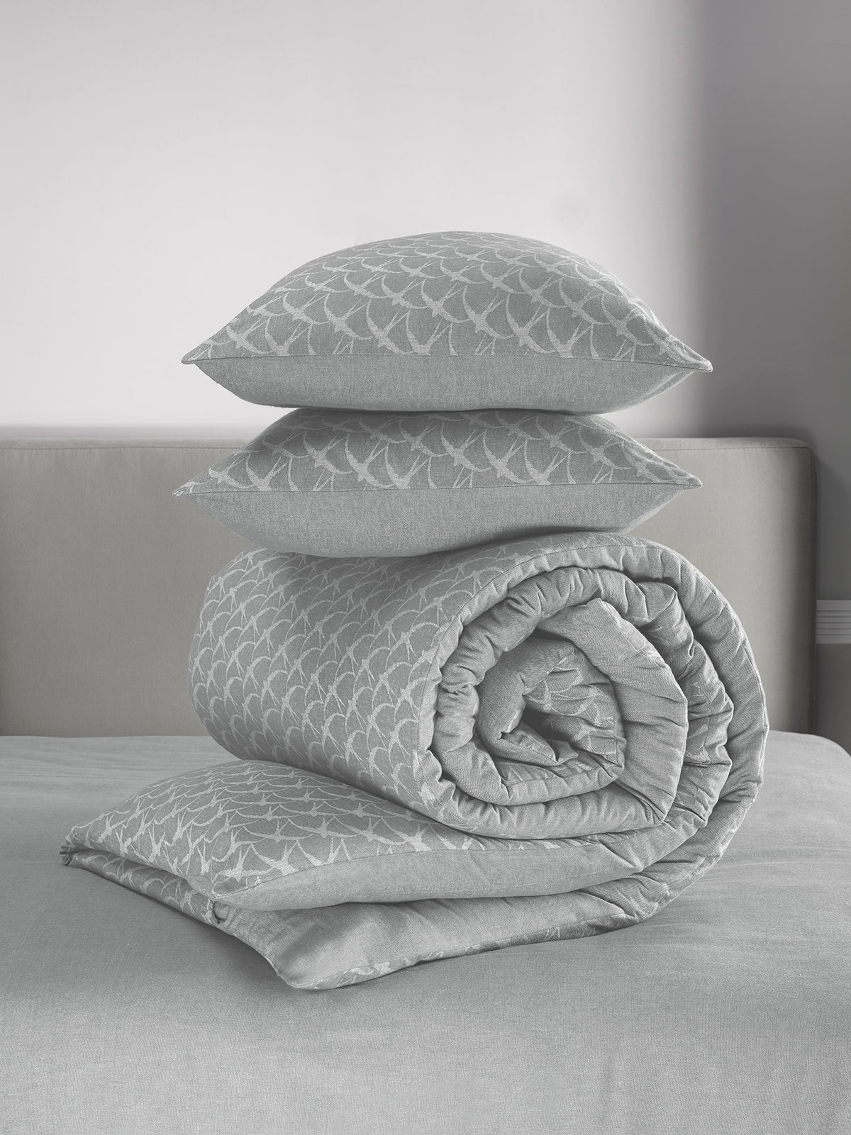 Luxury Collection - Birds Natural Grey