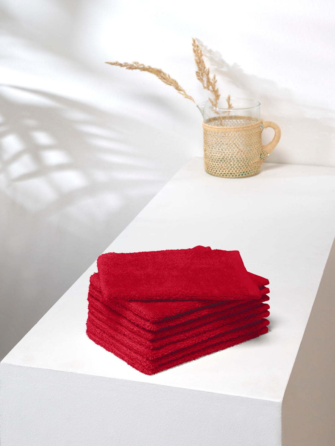 Linge De Bain Troy Deep Red